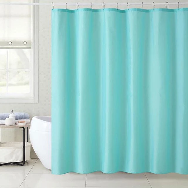 Wasserabweisender Textil Duschvorhang für Badewanne