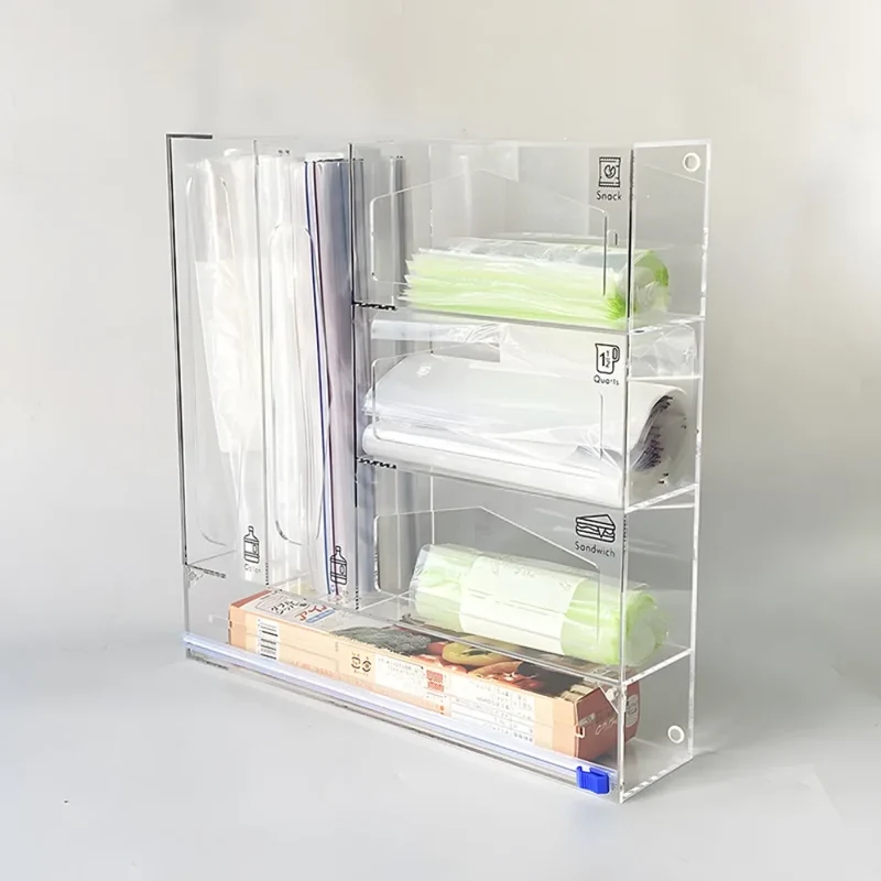 ClearWall Transparente Wand-Aufbewahrungsbox für Küche