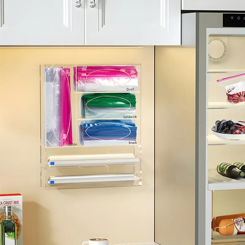 ClearWall Transparente Wand-Aufbewahrungsbox für Küche