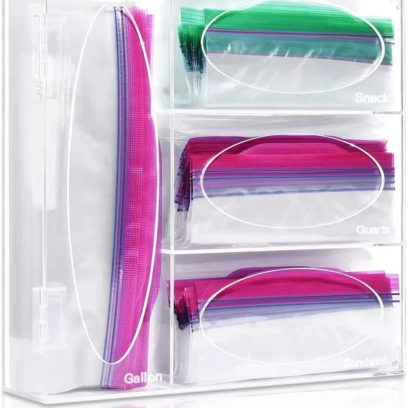 ClearWall Transparente Wand-Aufbewahrungsbox für Küche