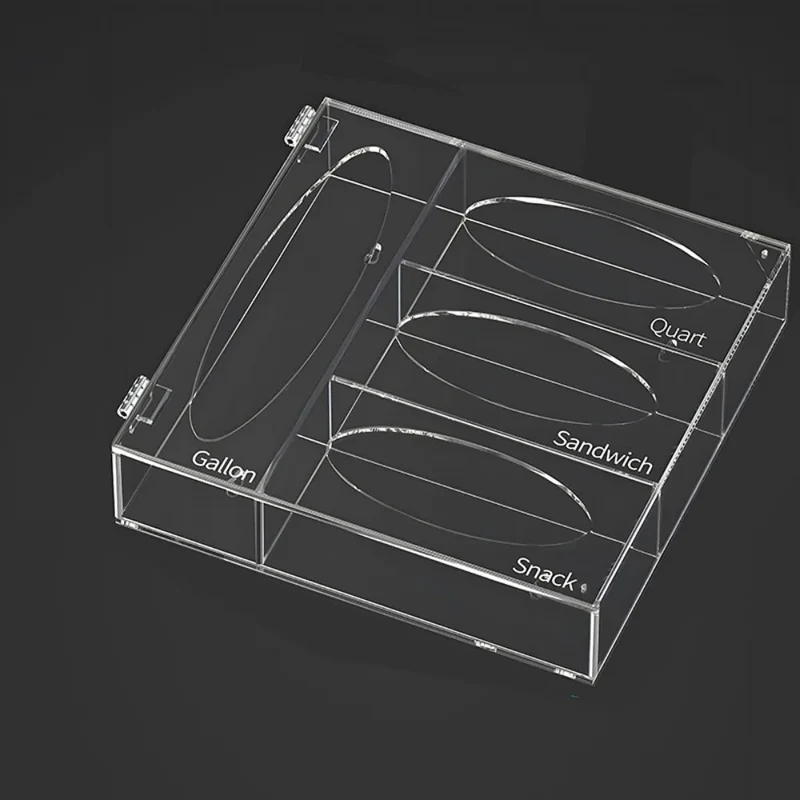 ClearWall Transparente Wand-Aufbewahrungsbox für Küche
