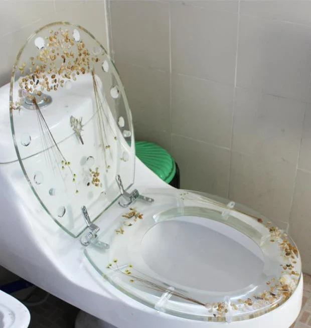 SilentLux Premium Harz-Toilettensitz
