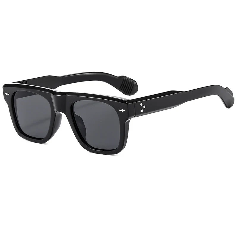 Dame solbrille i urbant stil med gule glass Luvikno
