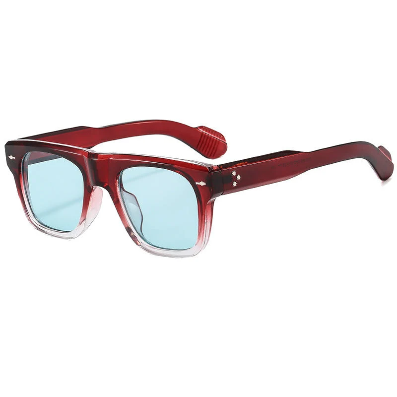 Dame solbrille i urbant stil med gule glass Luvikno