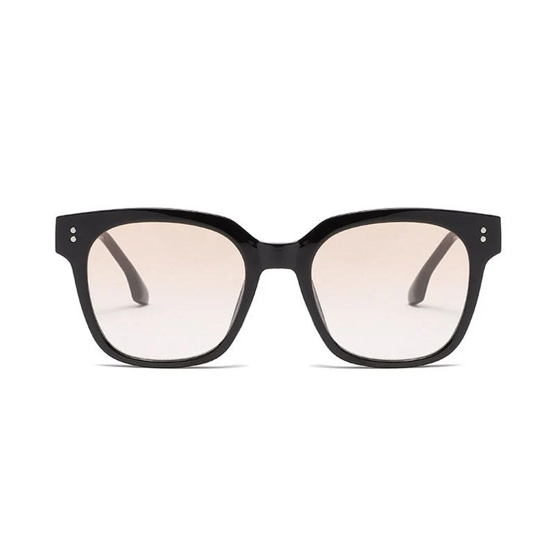Dame solbrille i innovativ design med bred ramme Luvikno