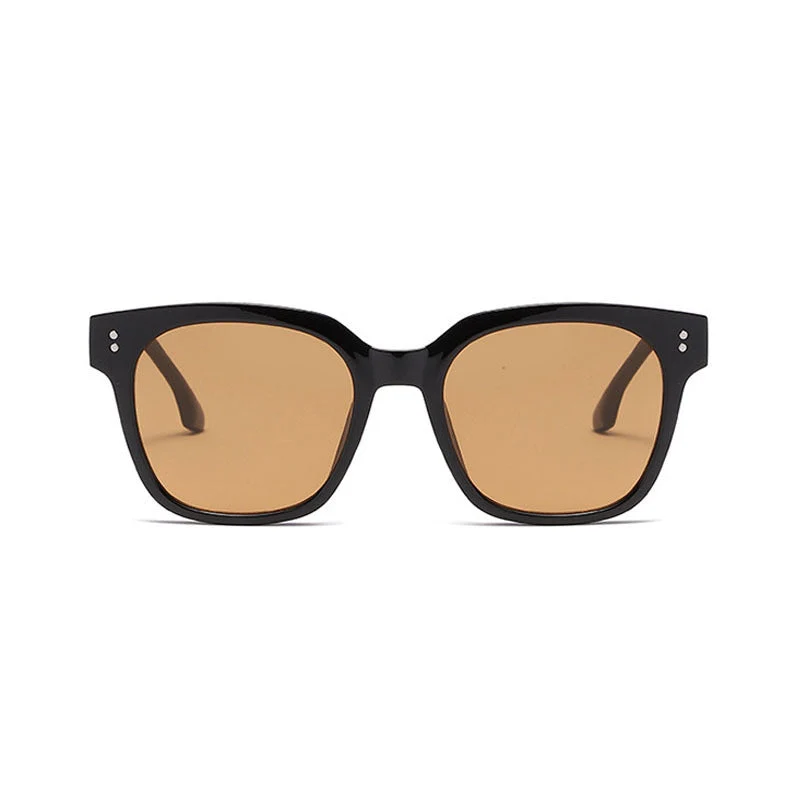 Dame solbrille i innovativ design med bred ramme Luvikno