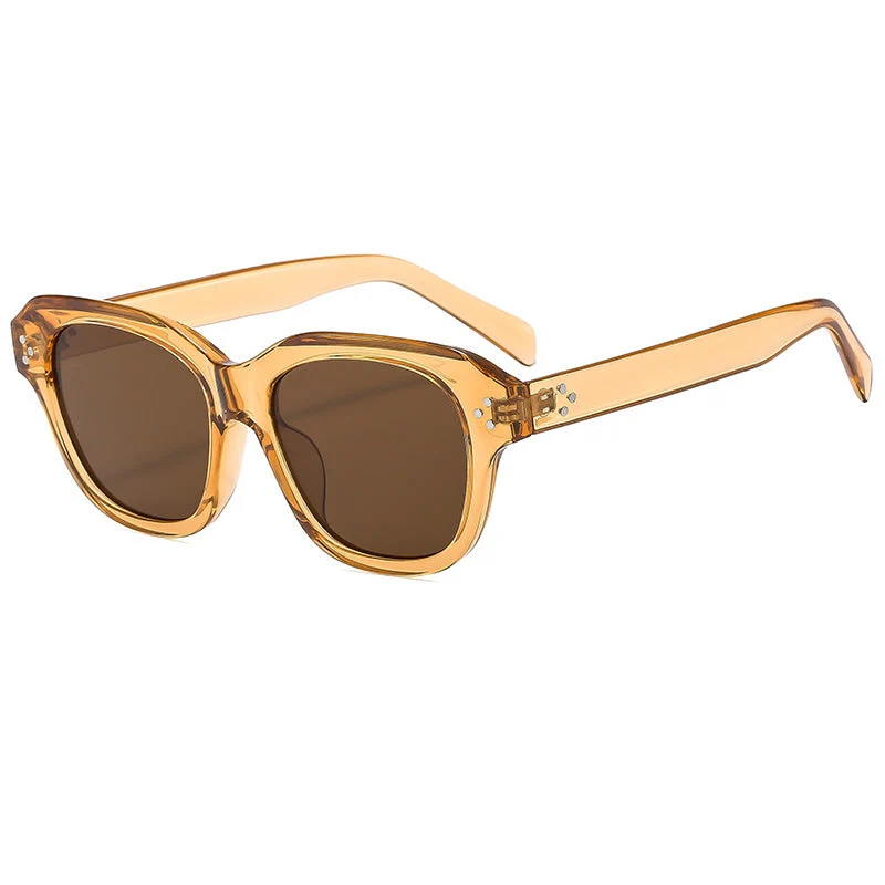 Dame solbrille i elegant retrostil med høyt beskyttende UV-filter Luvikno
