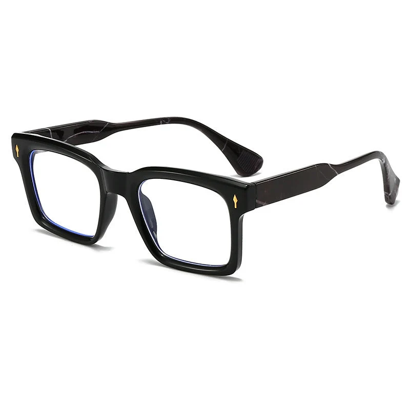 Dame Rektangulær Solbrille i elegant Skilpaddedesign Luvikno