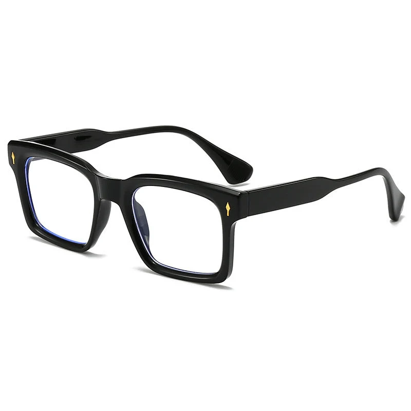 Dame Rektangulær Solbrille i elegant Skilpaddedesign Luvikno