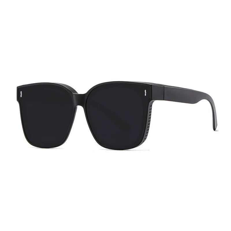 Dame oversized solbriller med stilig ramme Luvikno