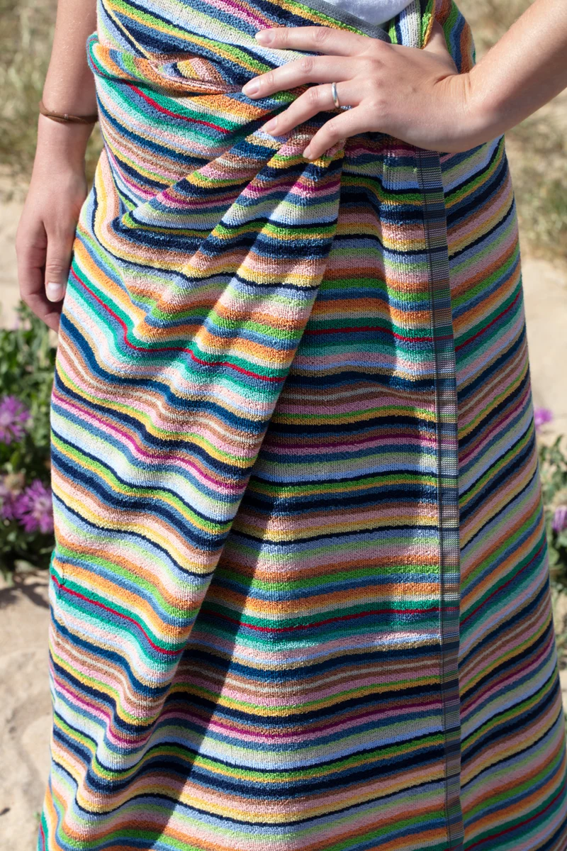 Beach Towel “Chromax” by Michele Rondelli - XL 100% Cotton