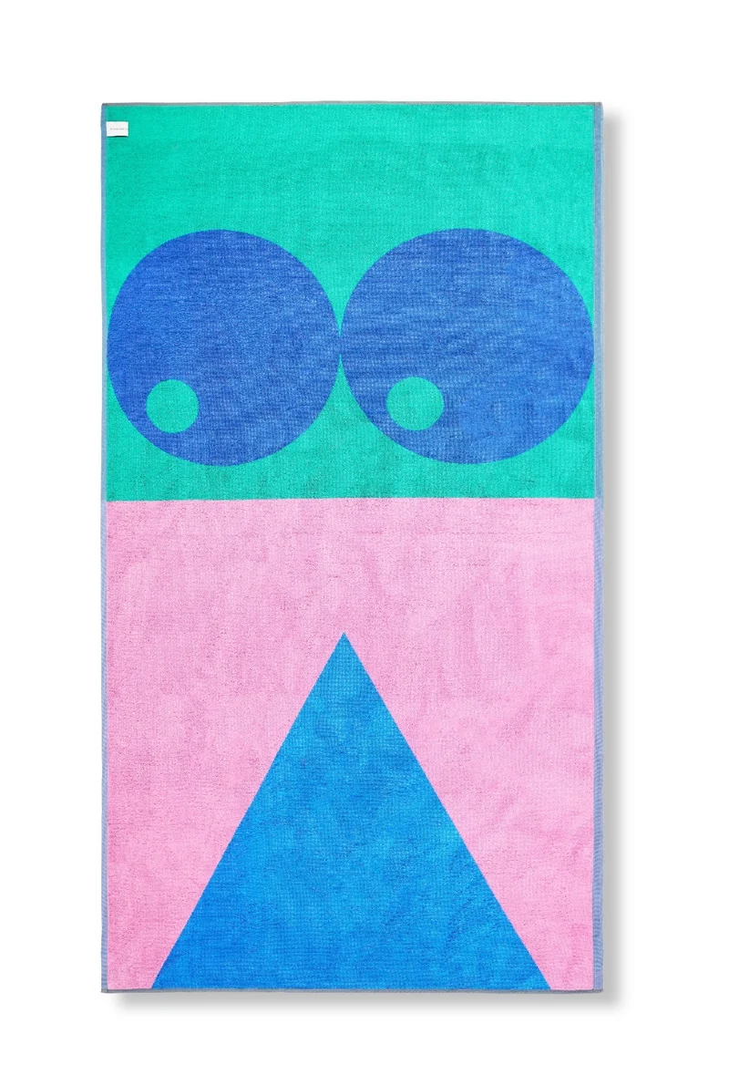 Beach Towel “You See What You See” by Dario Cortese - XL 100% Cotton