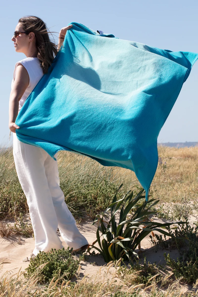 Beach Towel “Aurora Sky” by Michele Rondelli - XL 100% Cotton