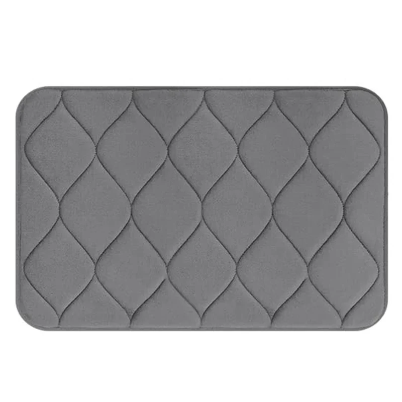 SoftStep Badematte Komfort – Memory-Schaum Teppich | Rutschfest & Saugstark | Weiches Badezimmer Erlebnis