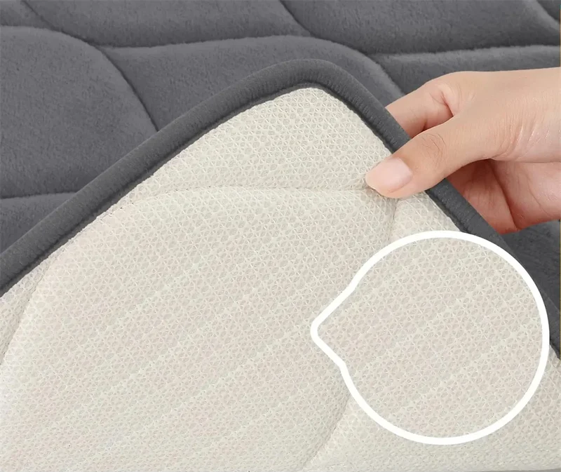 SoftStep Badematte Komfort – Memory-Schaum Teppich | Rutschfest & Saugstark | Weiches Badezimmer Erlebnis