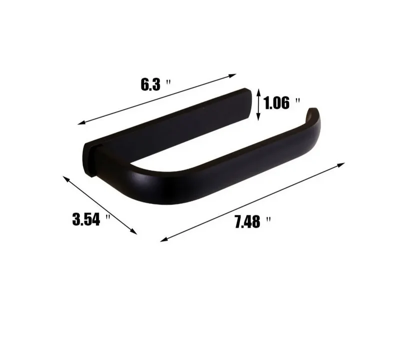 AuroraBrass – Premium Toilettenpapierhalter aus Kupfer & Messing in Gebürstetem Finish