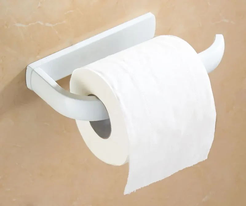 AuroraBrass – Premium Toilettenpapierhalter aus Kupfer & Messing in Gebürstetem Finish