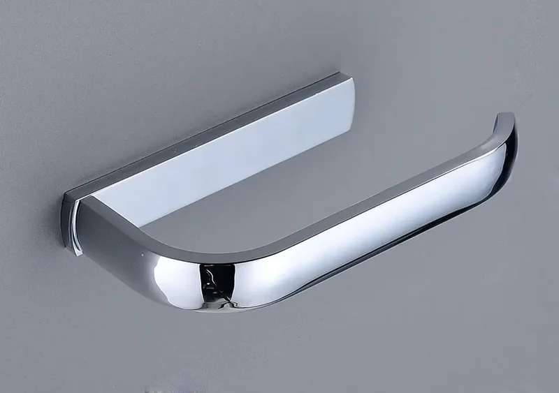 AuroraBrass – Premium Toilettenpapierhalter aus Kupfer & Messing in Gebürstetem Finish
