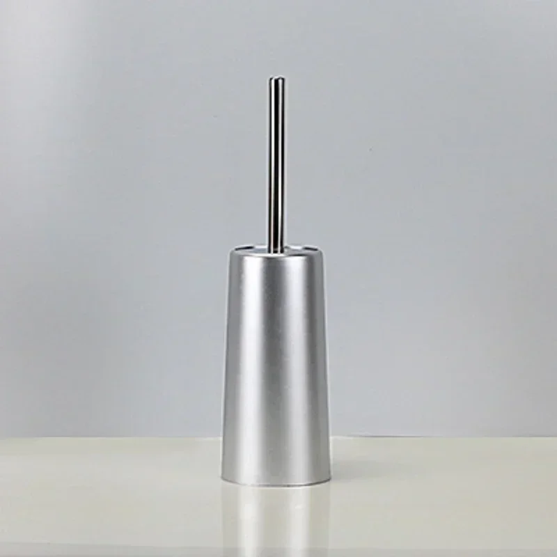 GoldAura CleanLine – WC-Bürste mit Halter in Eleganter Gold-Optik