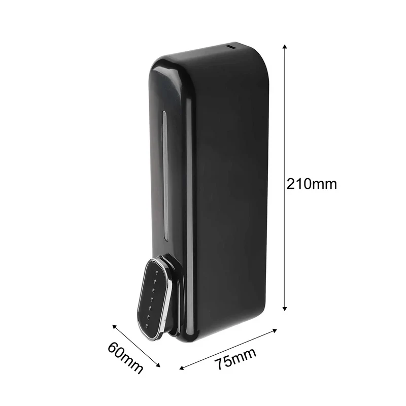 PureABS WallFlow – Nachfüllbarer Seifenspender 21 × 7,5 × 6 cm