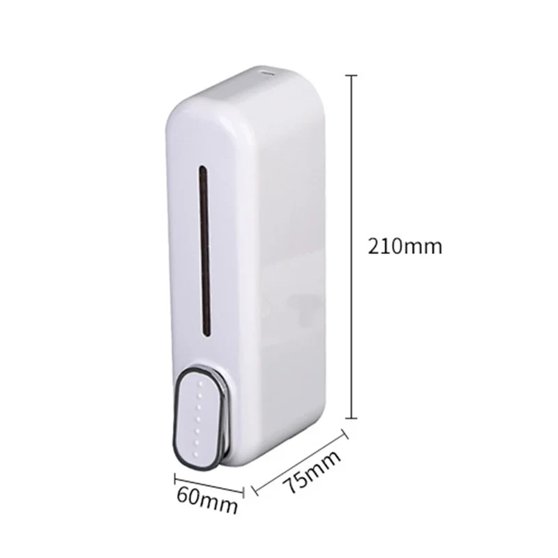PureABS WallFlow – Nachfüllbarer Seifenspender 21 × 7,5 × 6 cm