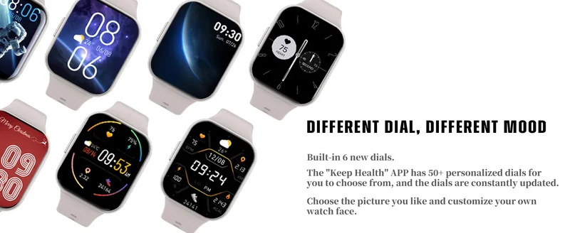 Smartwatch Fitness Tracker für Damen & Herren – 1,69 Zoll Touch Display, Schrittzähler & Schlafmonitor