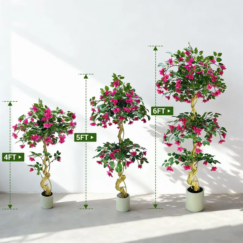 Künstlicher Bougainvillea-Baum im Topf – Lebensecht, UV-beständig | 120/150/180cm