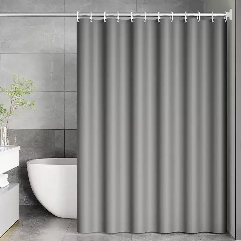 PEVA Duschvorhang Premium – Wasserdicht, Blickdicht, Seidiges Gefühl | 8 Farben & 5 Größen
