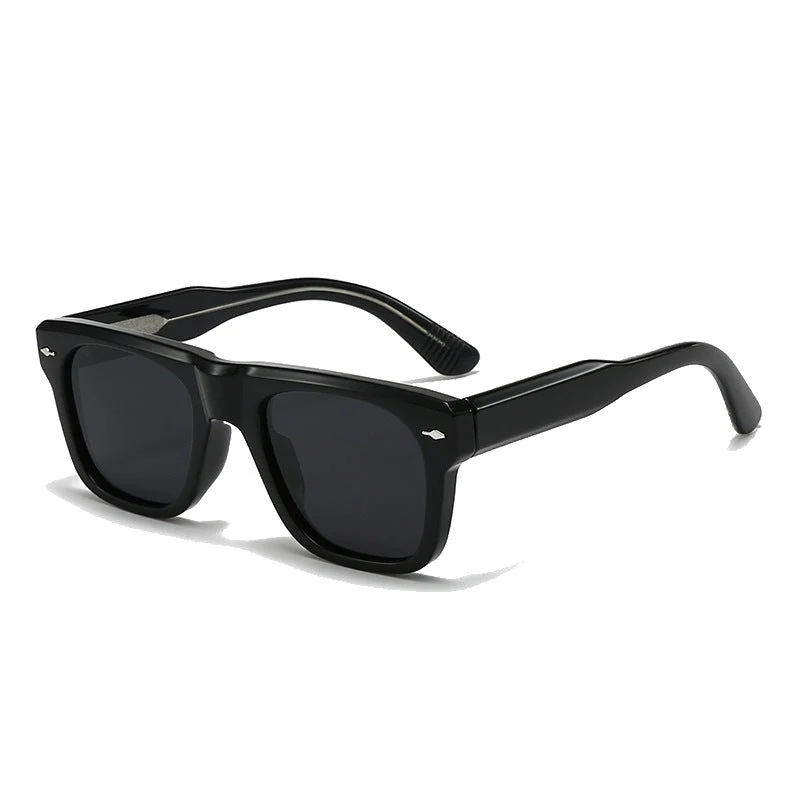 Dame Motefull solbrille i moderne kvadratisk design Luvikno