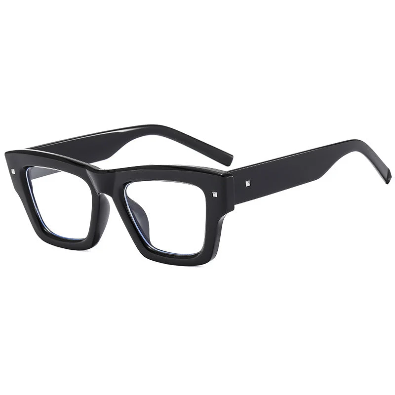 Dame Modische solbriller i trendy geometrisk design Luvikno