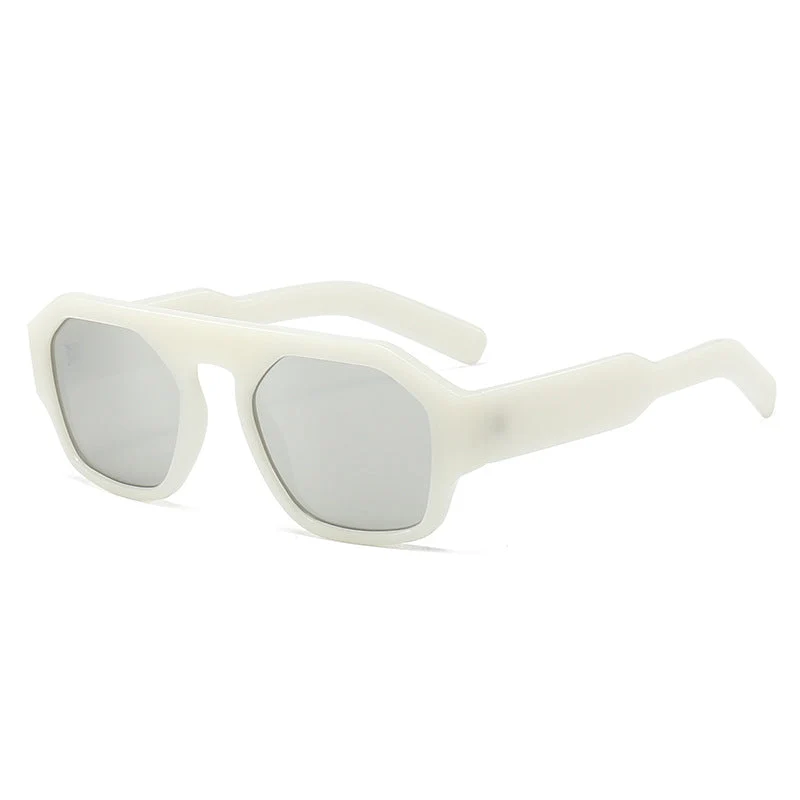 Dame motetrender solbrille i innovativ geometrisk design Luvikno