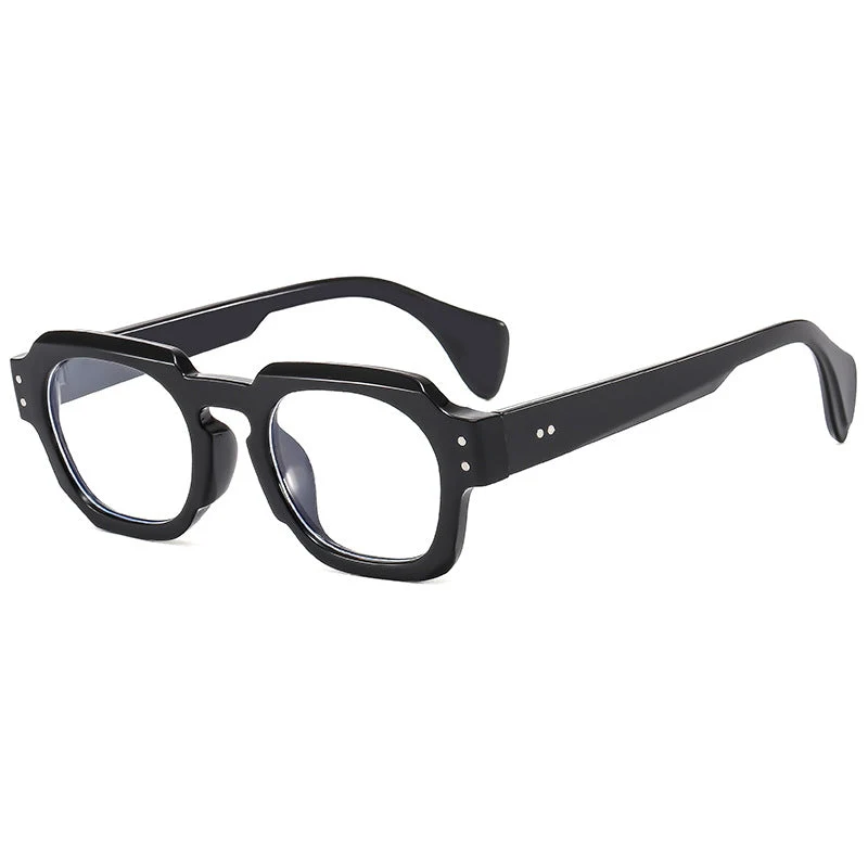 Damer moteriktig solbrille i unikt åttekantet design Luvikno