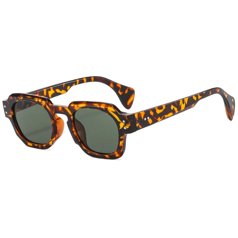 Damer moteriktig solbrille i unikt åttekantet design Luvikno