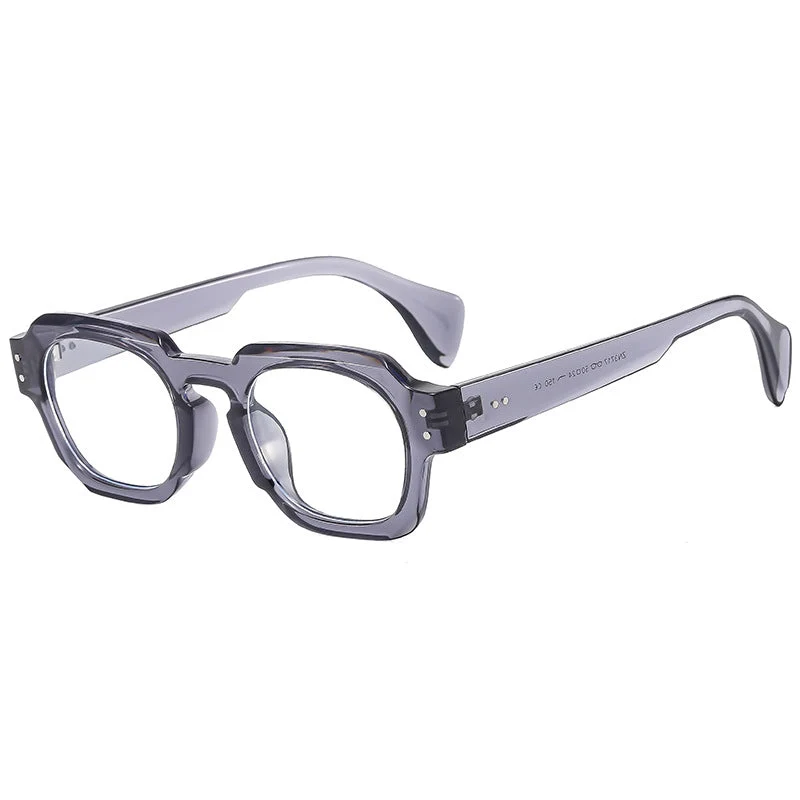 Damer moteriktig solbrille i unikt åttekantet design Luvikno