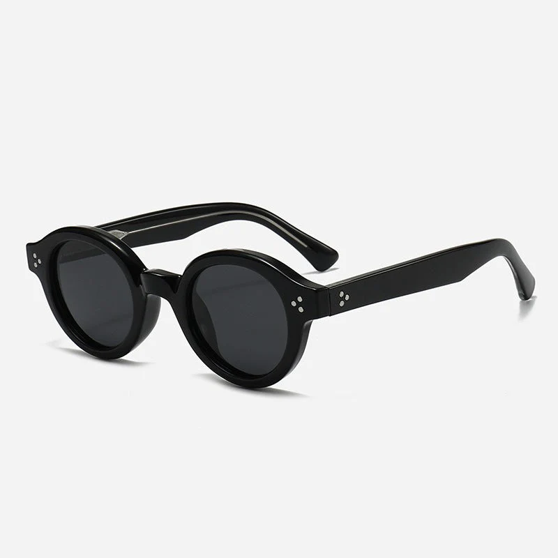 Damer Modisk Rund-solbrille med stilige detaljer Luvikno