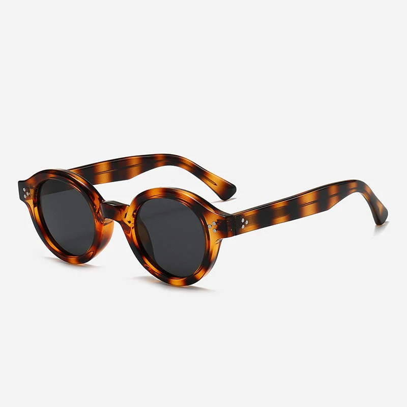 Damer Modisk Rund-solbrille med stilige detaljer Luvikno
