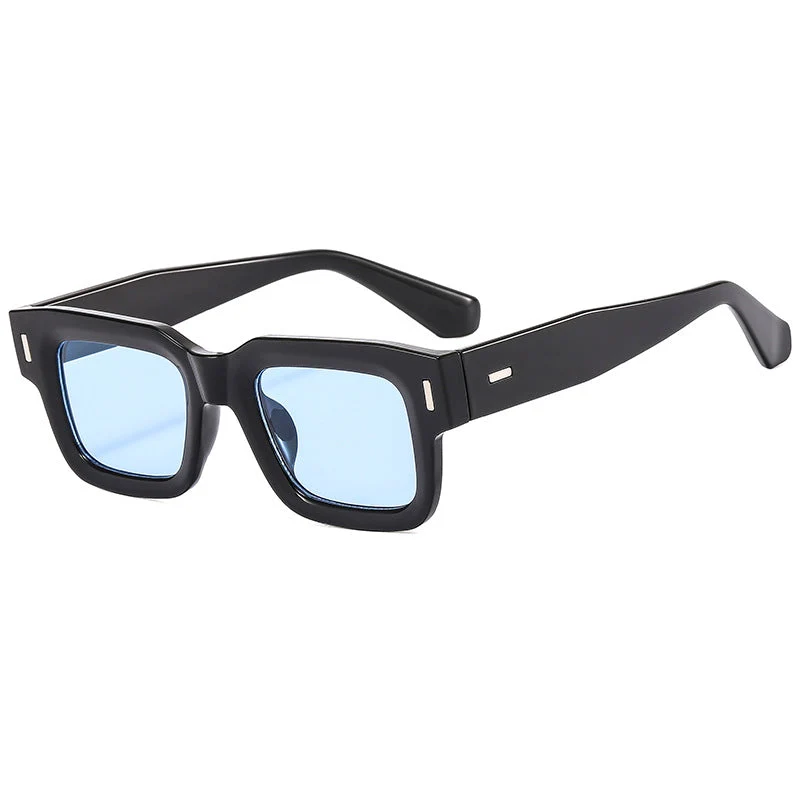 Dame Modische Quadratisk Solbrille med robust ramme og polariserte linser Luvikno