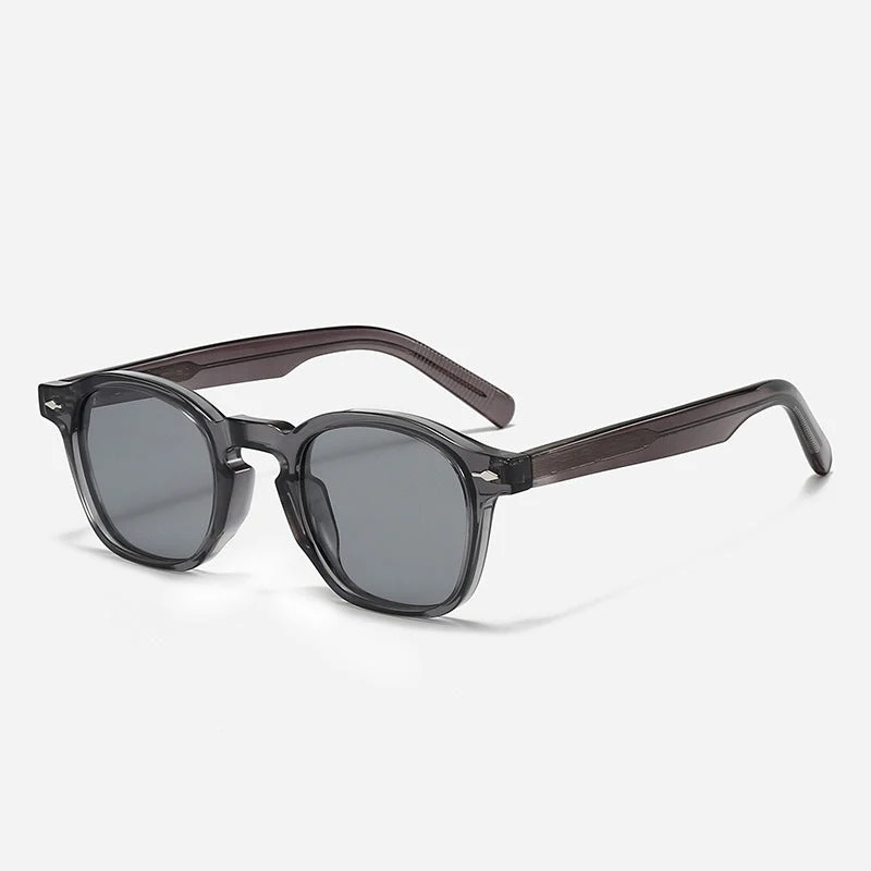 Dame designer solbrille med høykvalitets acetatrahm og UV-beskyttelse Luvikno