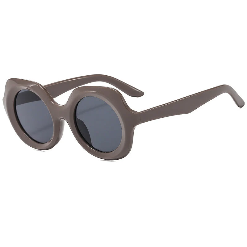 Dame Designer-solbrille med ekstravagant skilpaddeskall-ramme Luvikno