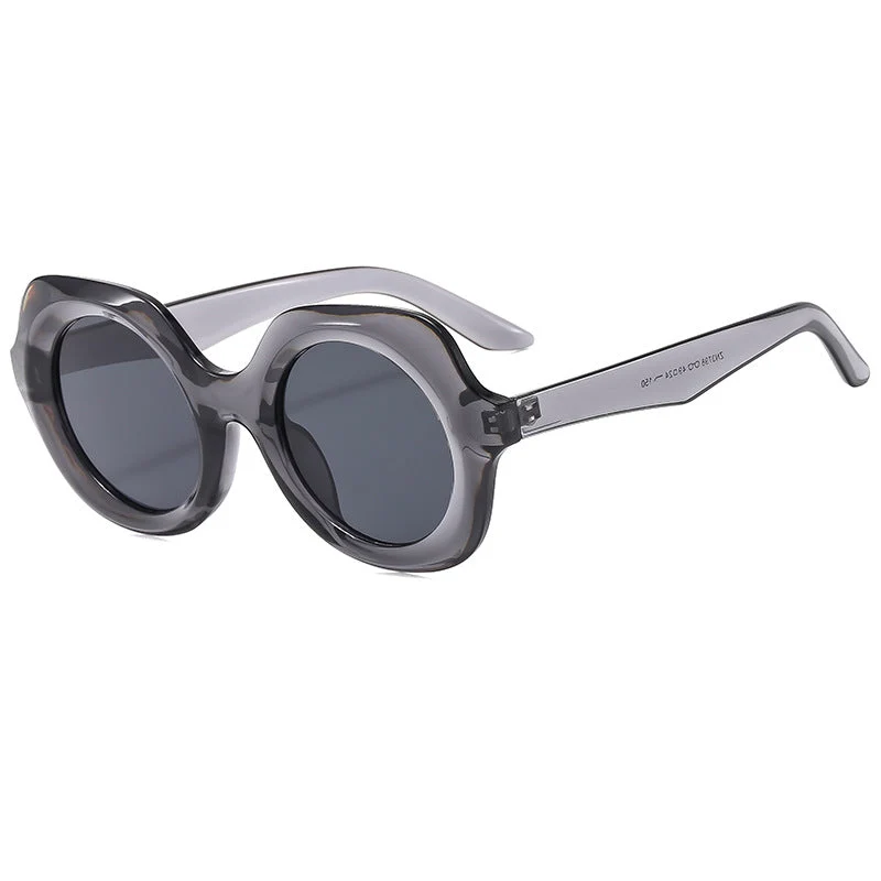 Dame Designer-solbrille med ekstravagant skilpaddeskall-ramme Luvikno