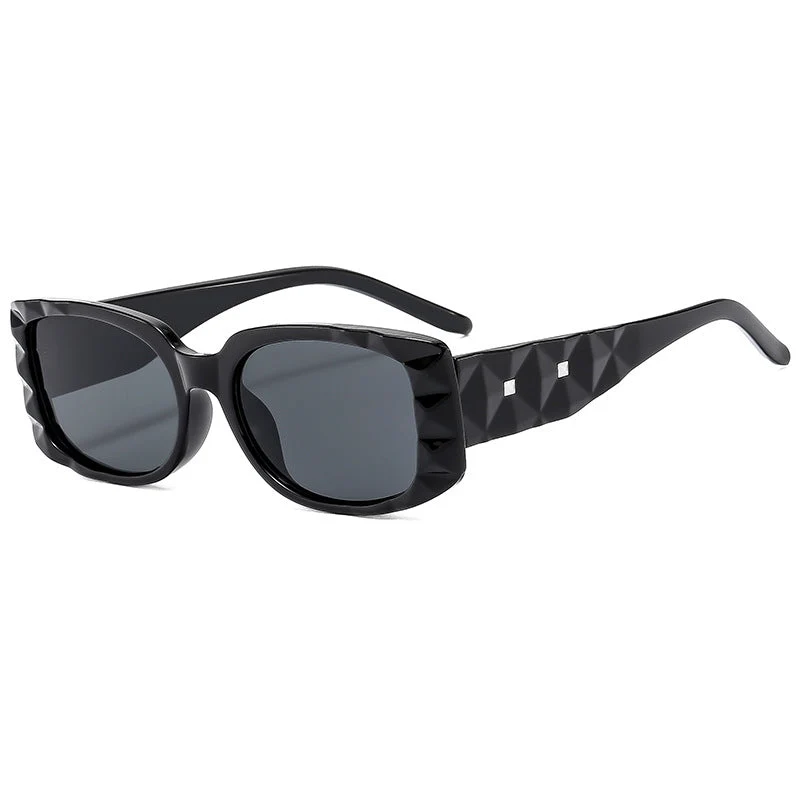 Dame Designer solbrille med unikt ramme og UV-beskyttelse Luvikno
