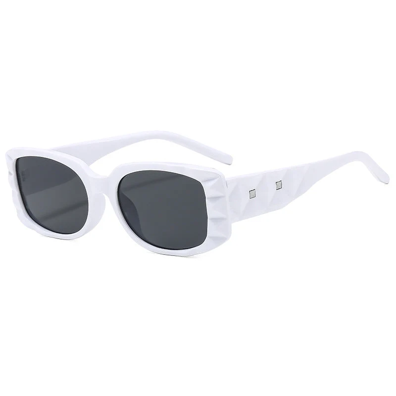Dame Designer solbrille med unikt ramme og UV-beskyttelse Luvikno