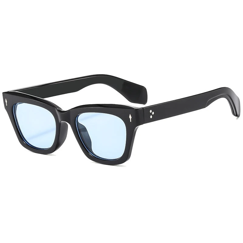 Damer Cat-Eye solbrille med moderne, transparent ramme og UV-beskyttelse Luvikno