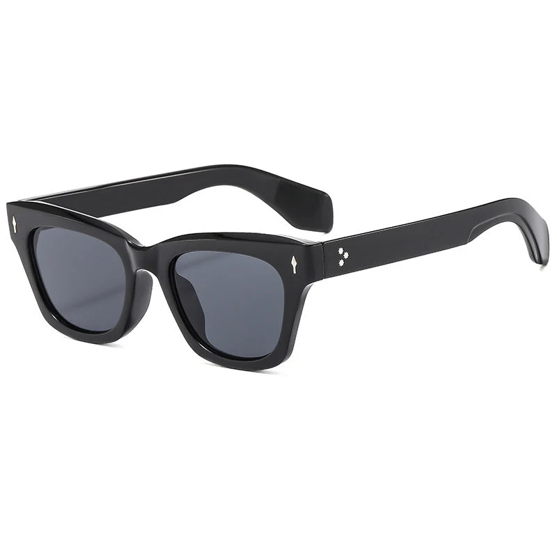 Damer Cat-Eye solbrille med moderne, transparent ramme og UV-beskyttelse Luvikno