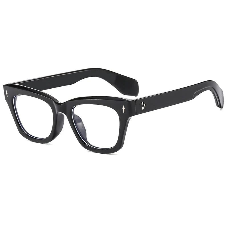 Damer Cat-Eye solbrille med moderne, transparent ramme og UV-beskyttelse Luvikno