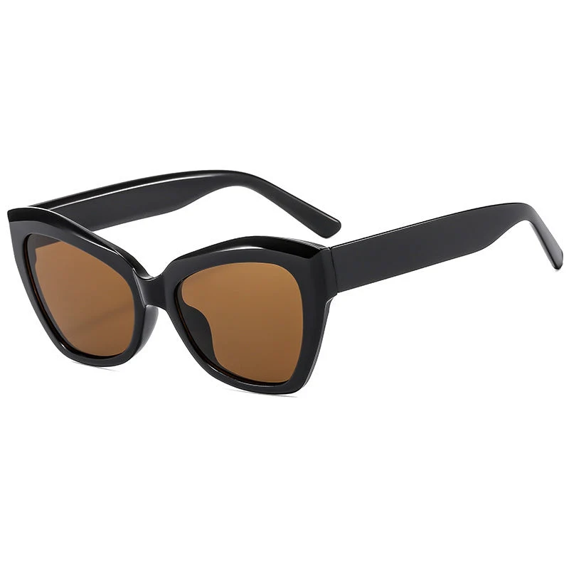 Dame Cat-Eye solbrille med eksklusiv skjoldpaddedesign Luvikno