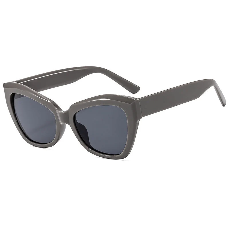 Dame Cat-Eye solbrille med eksklusiv skjoldpaddedesign Luvikno
