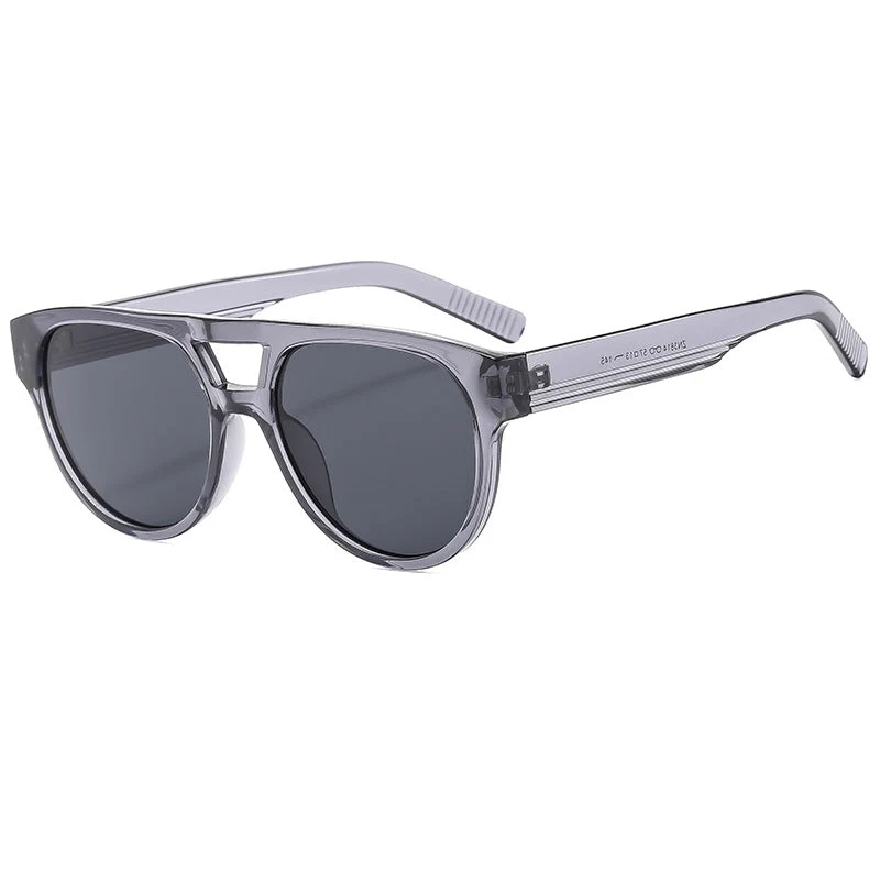 Dame cat-eye solbrille med elegant, robust ramme og UV-beskyttelse Luvikno