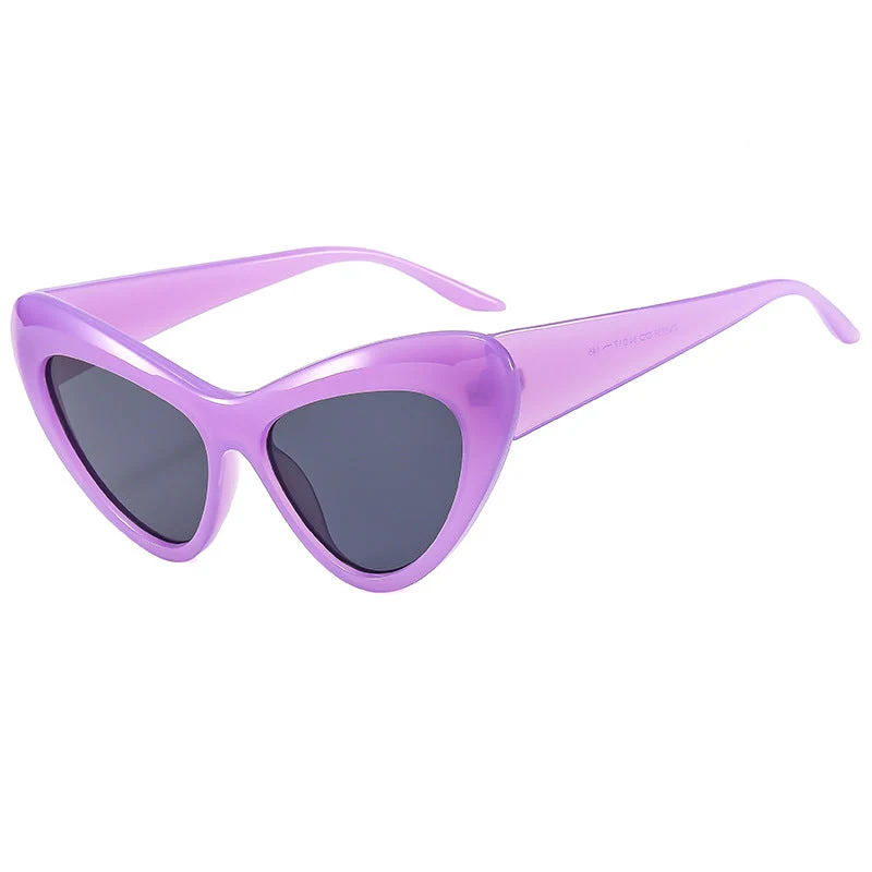 Dame Cat-Eye solbrille i markant design Luvikno