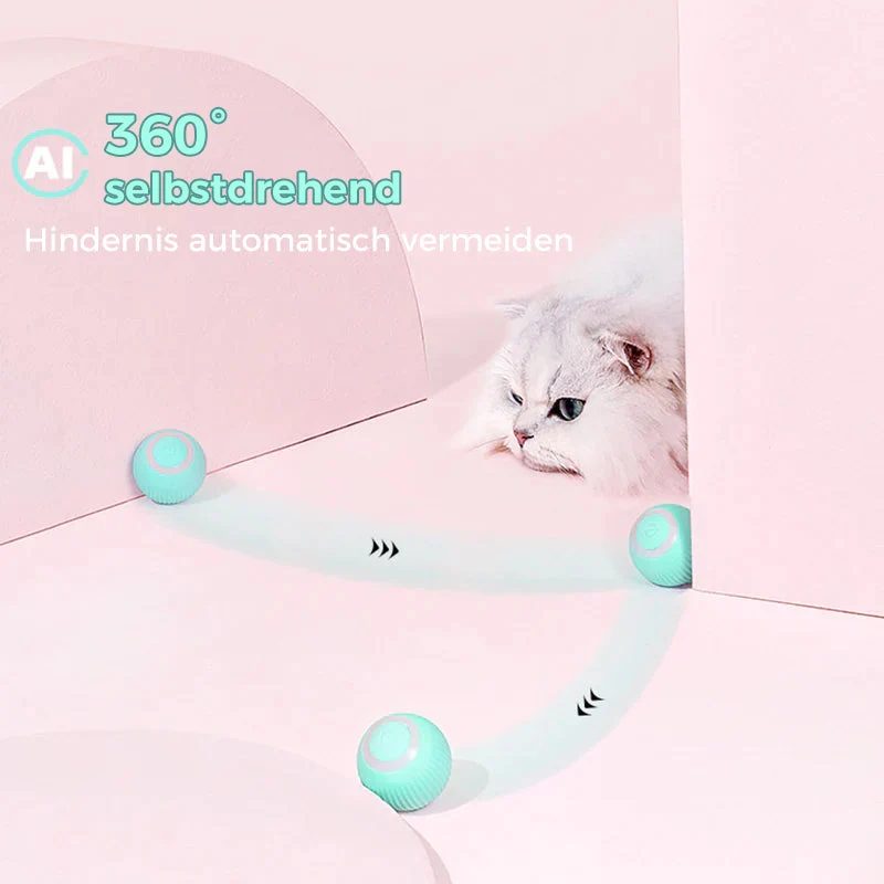 Intelligent Electric Self-Rolling Cat Toy Ball | Luvikno